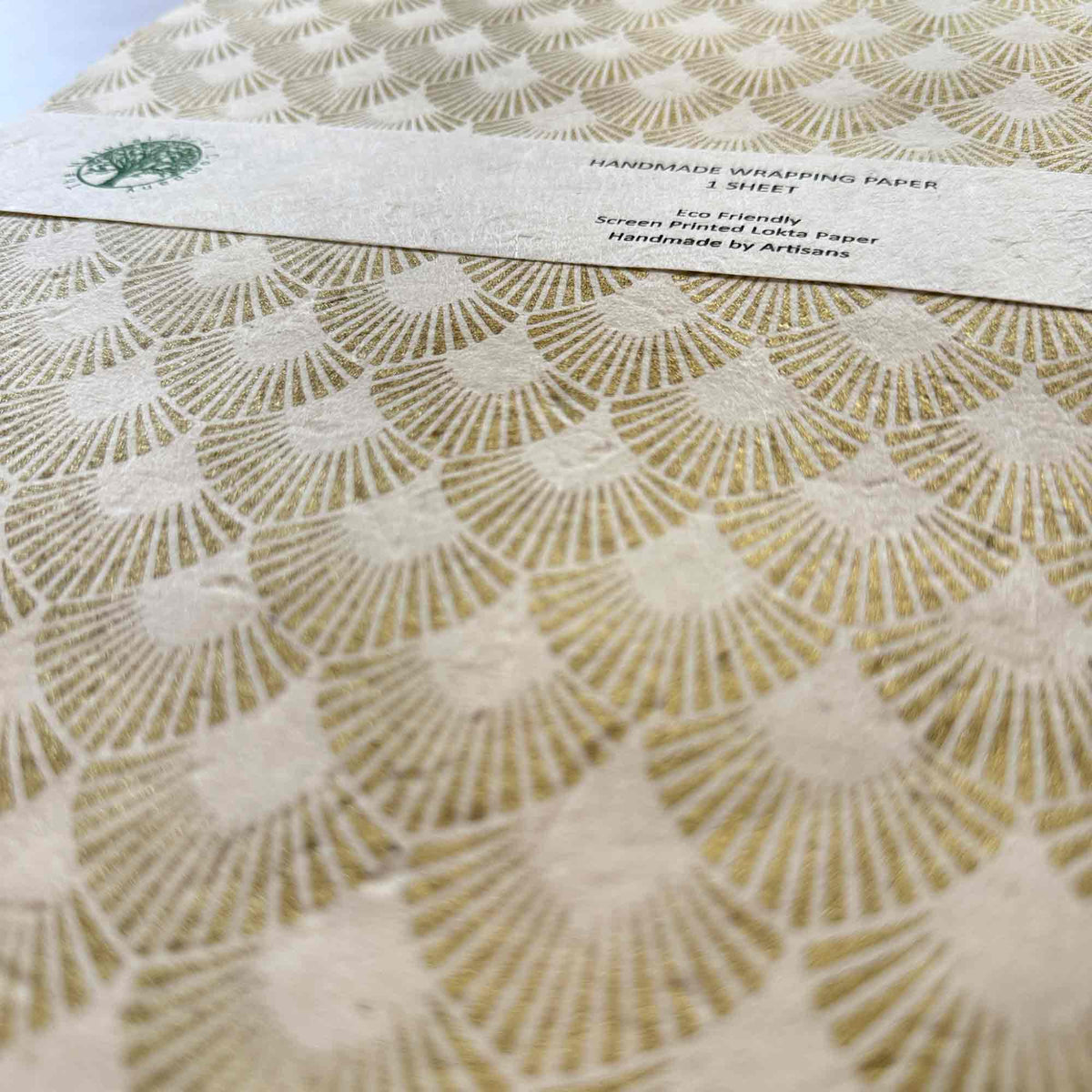 Handmade Lokta Wrapping Paper - Fanfare
