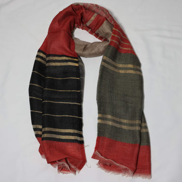 Pure Cashmere Scarf - Colorblock
