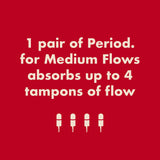The High Waisted Period Underwear - Microfiber For Medium Flows