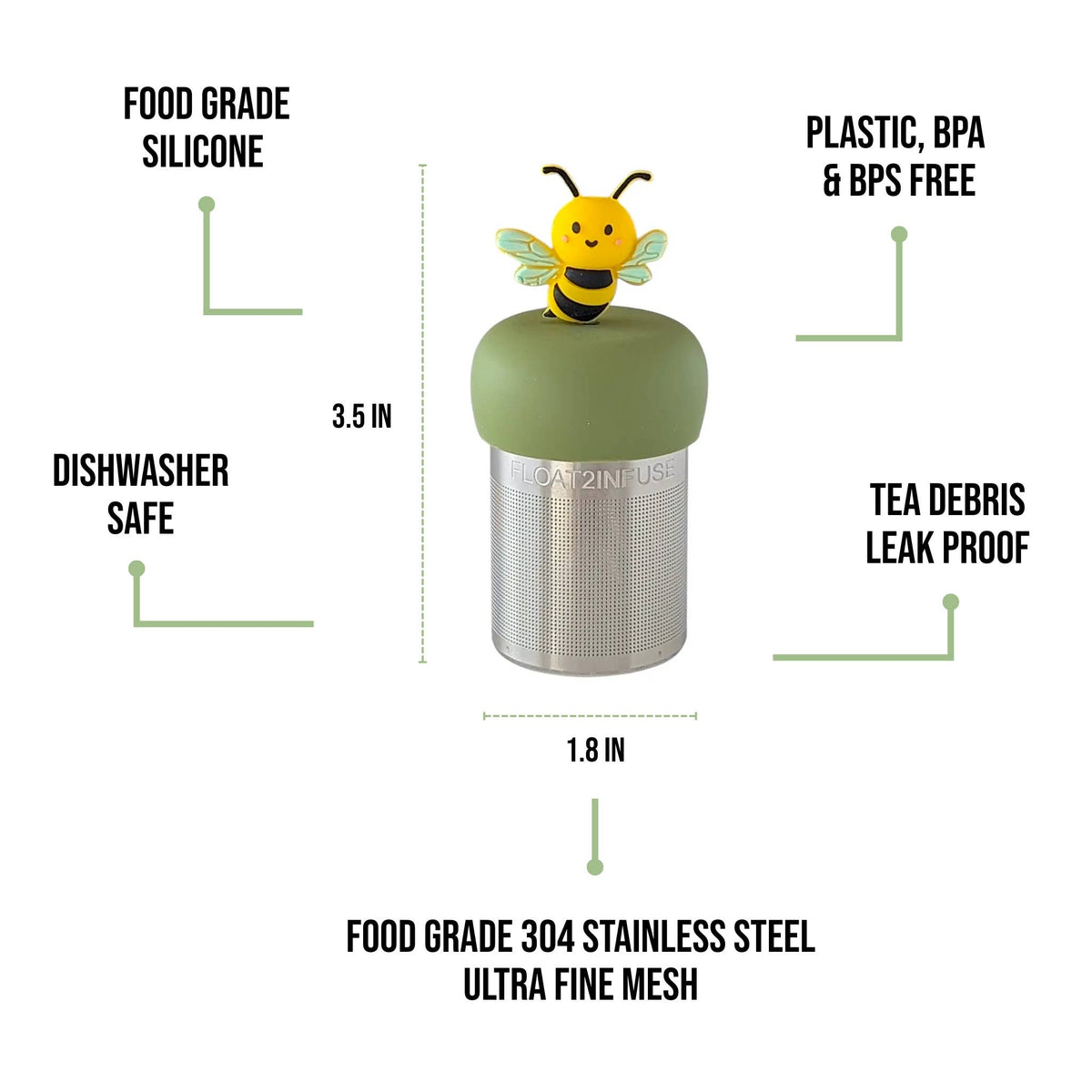 Floating Tea Infuser - Bumble Bee
