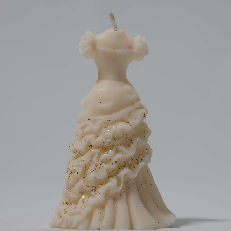 Coconut Soy Wax Ruffled Elegance Candle - Small