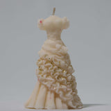 Coconut Soy Wax Ruffled Elegance Candle - Small