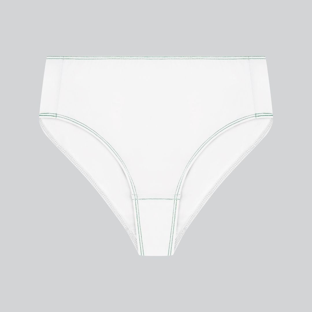 Compostable Organic Cotton High-Waist Brief (8 Color Options)