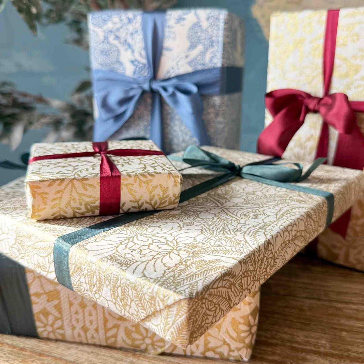 Handmade Lokta Wrapping Paper - Harvest