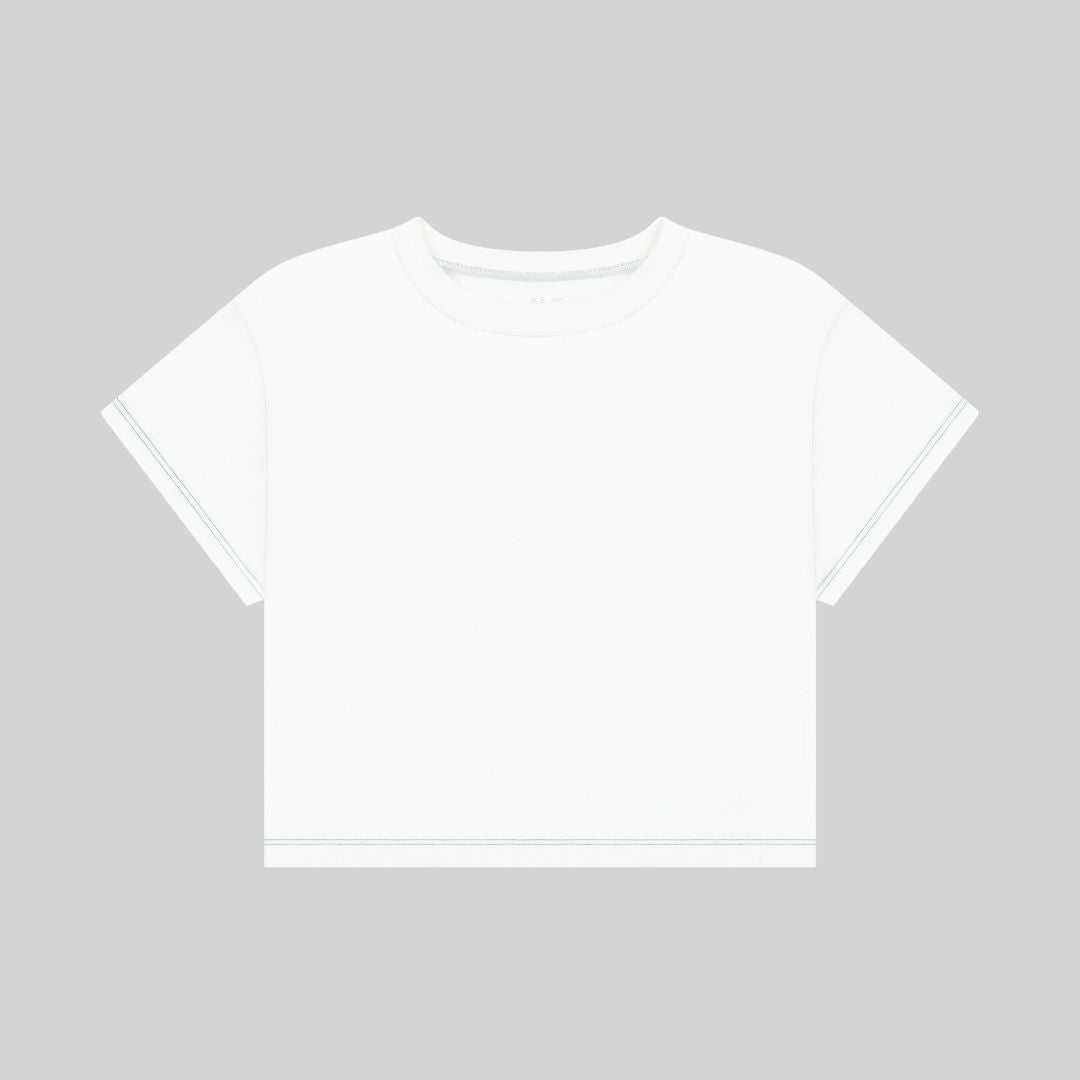 Compostable Organic Cotton Crop Top (9 Color Options)