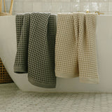 Set of 4 Organic Cotton Towels - Sage