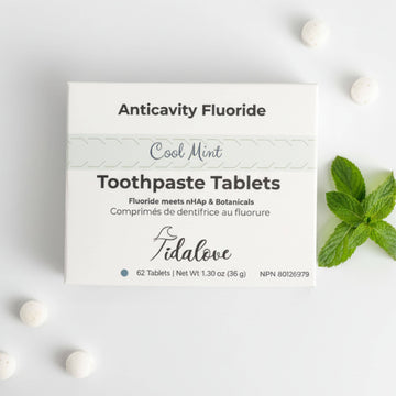 Fluoride Cool Mint Toothpaste Tablets