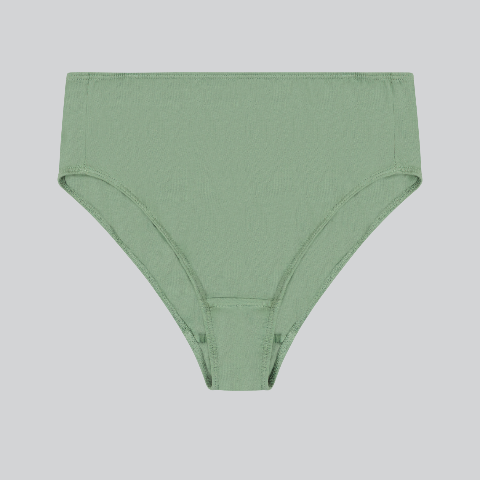 Compostable Organic Cotton High-Waist Brief (8 Color Options)