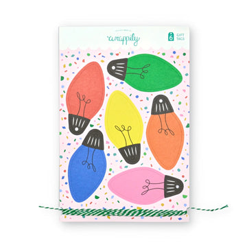 Christmas Lights Gift Tags
