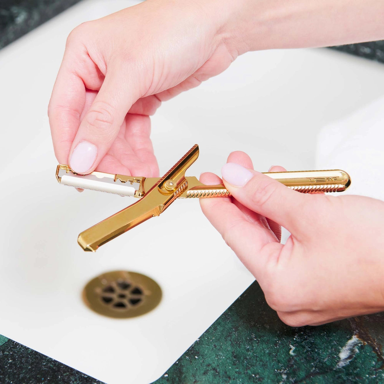 Stainless Steel Dermaplaner - Gold