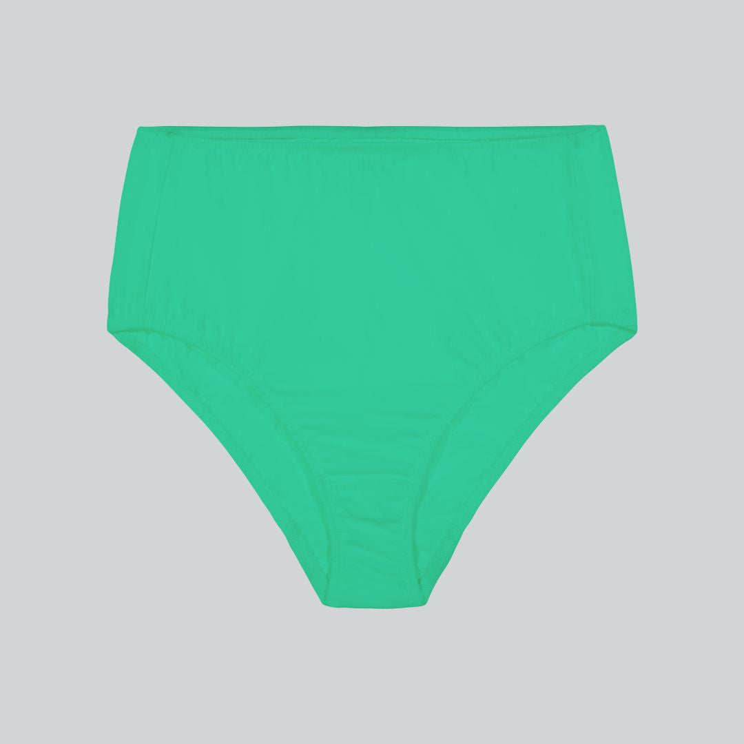 Compostable Organic Cotton High-Waist Brief (8 Color Options)