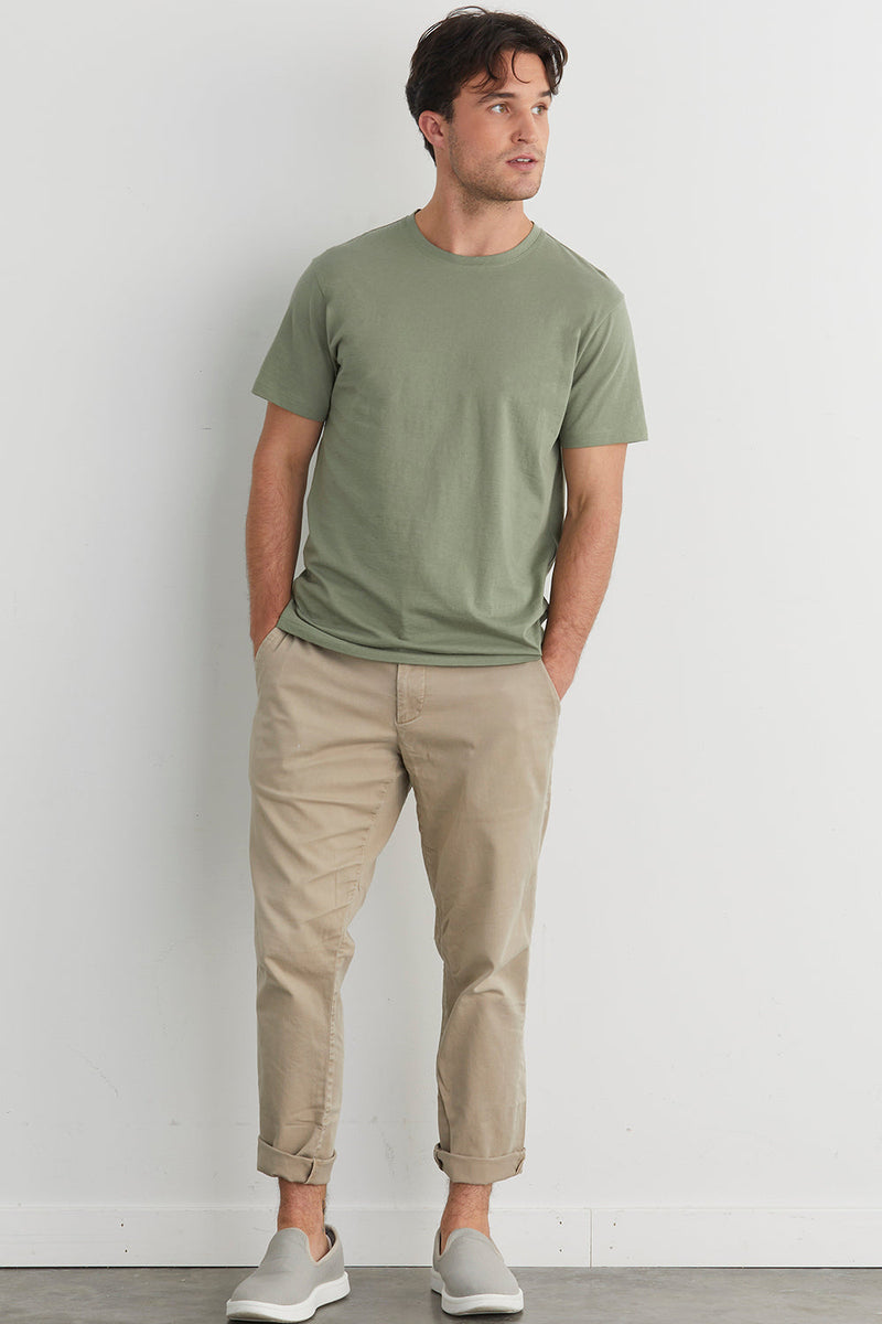 Men's 100% Organic Cotton Crew Neck T-Shirt