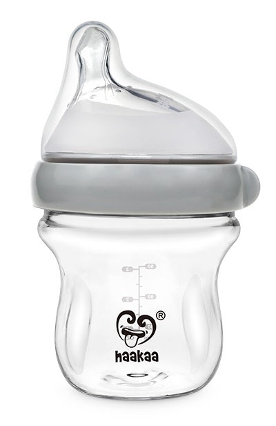 Haakaa Glass Baby Bottle 3 oz/90 ml