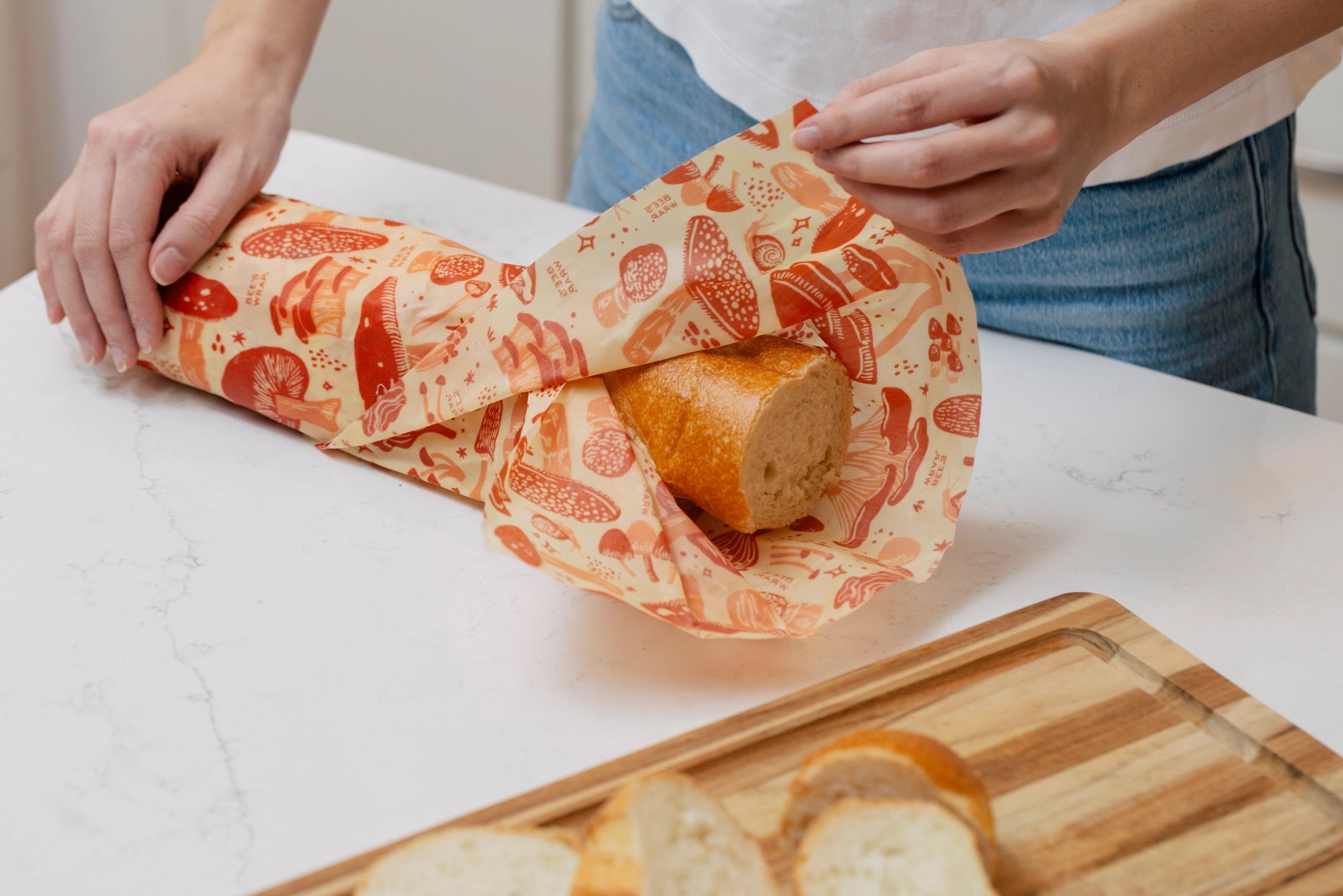 Beeswax Bread Wrap - Mushroom Magic