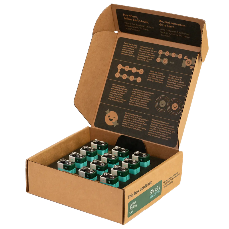 Pile Alcaline line 9V 2+1 box | Sanifer
