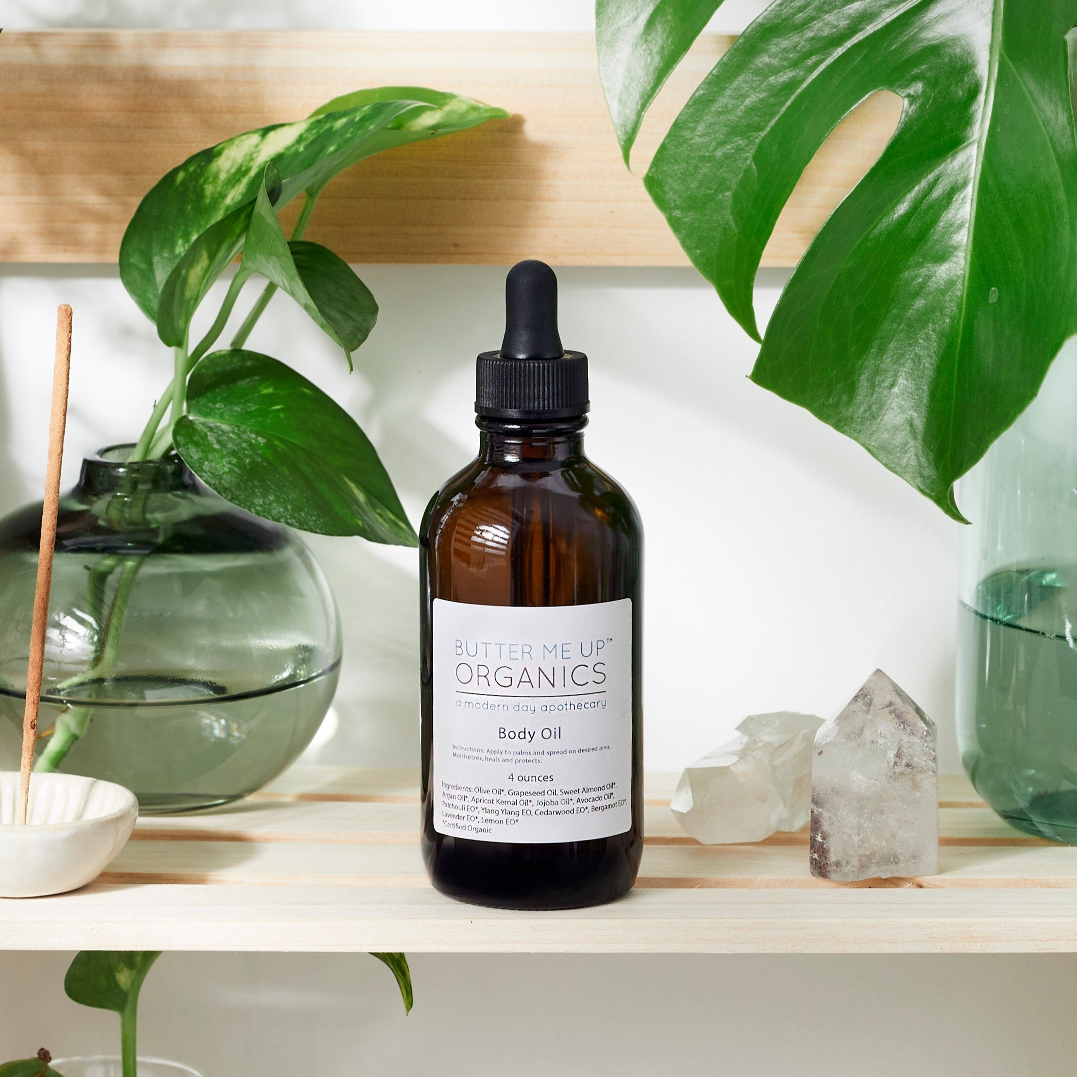 Organic Body Oil - Dry Skin Formula