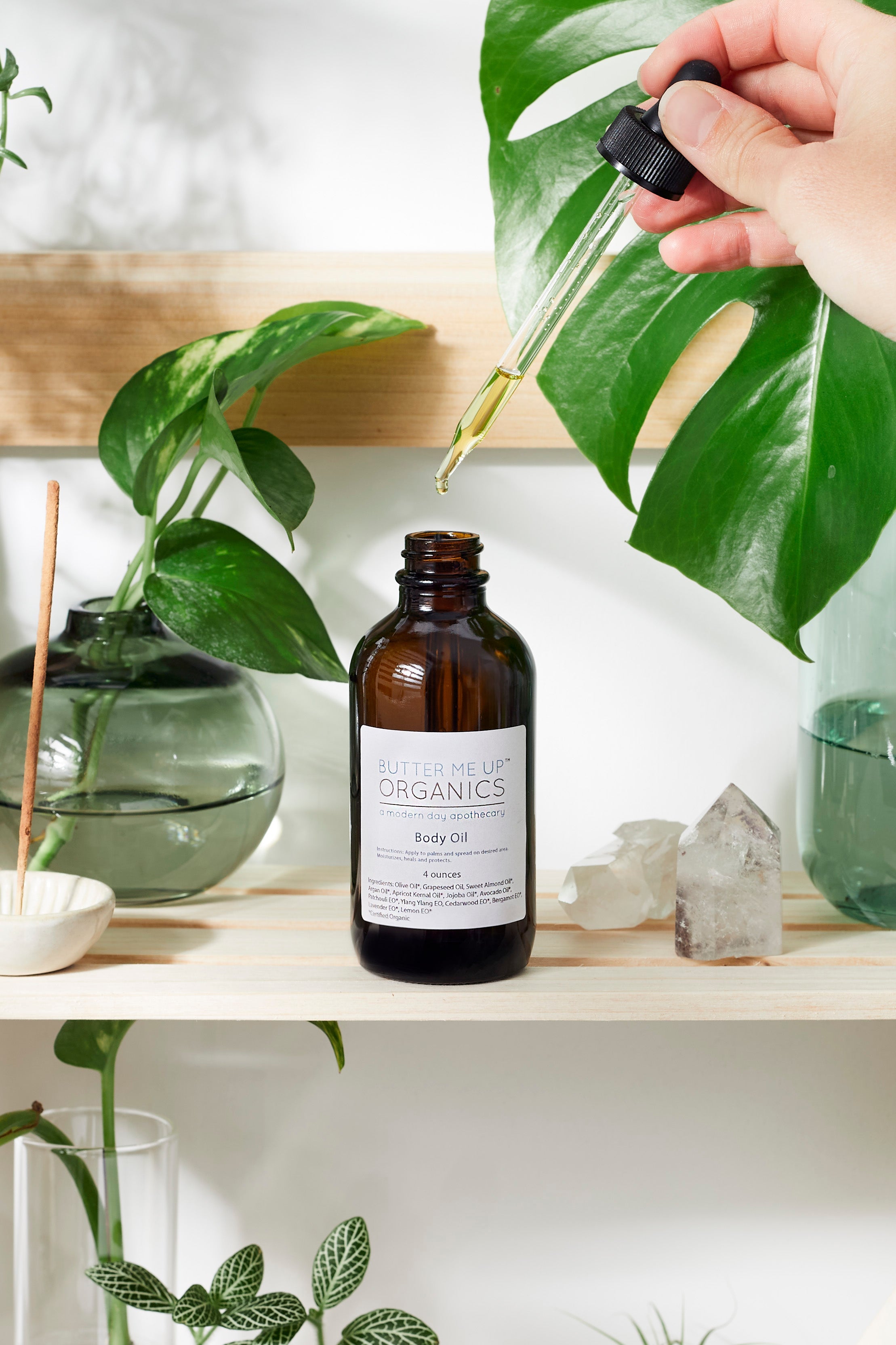 Organic Body Oil - Dry Skin Formula