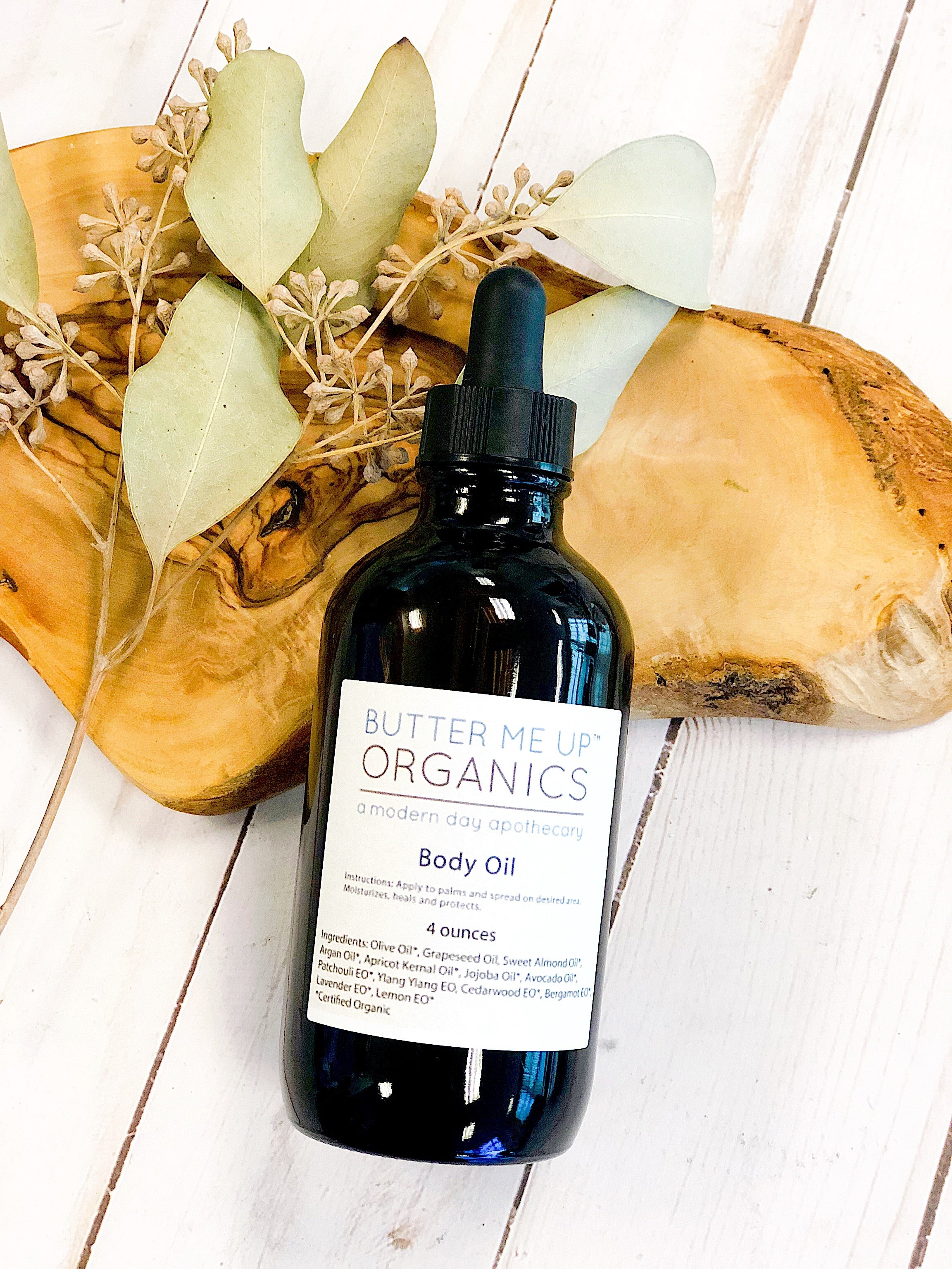 Organic Body Oil - Dry Skin Formula