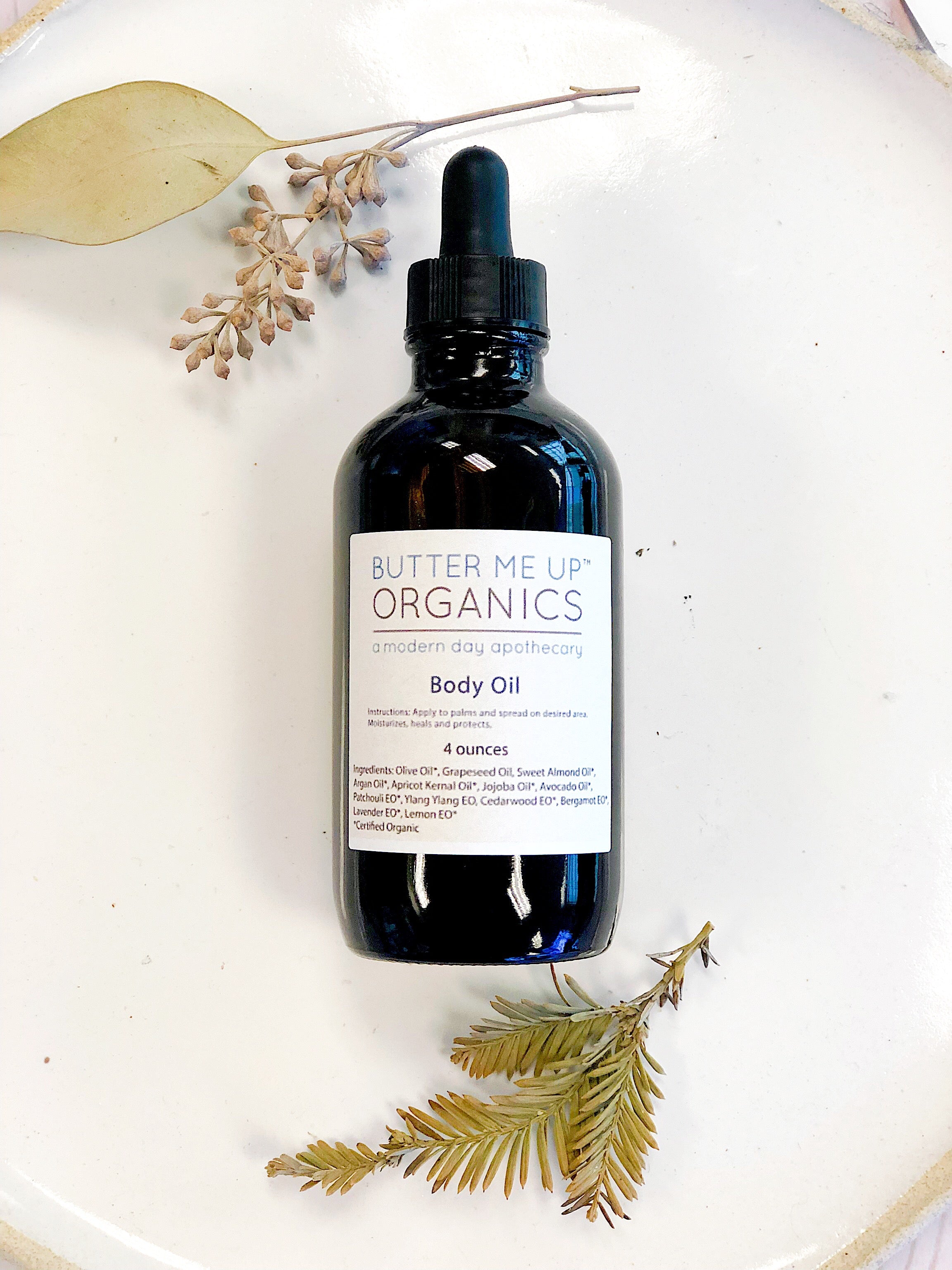 Organic Body Oil - Dry Skin Formula