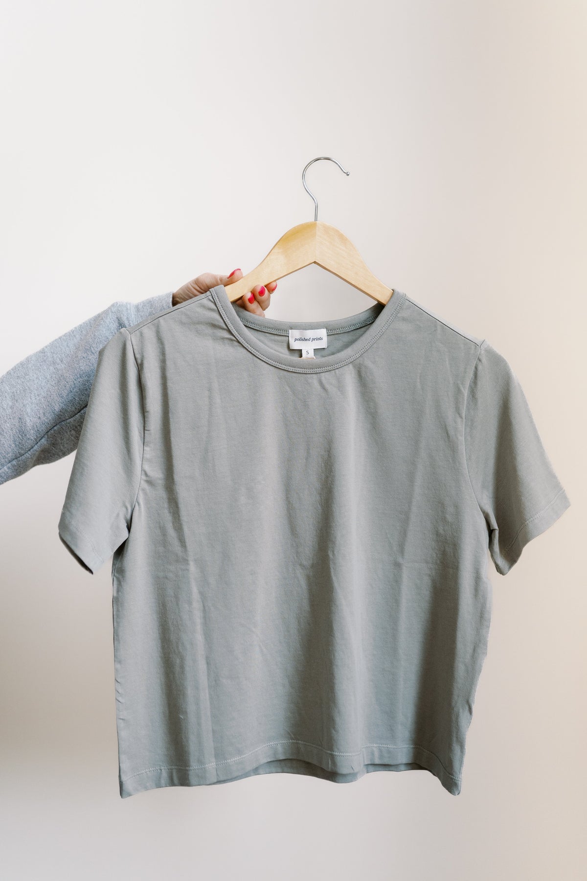 Moon Mist Mom Cropped Tee
