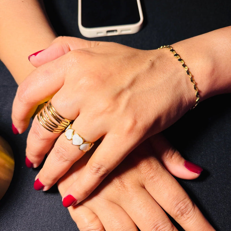 Gold Cascade Ring