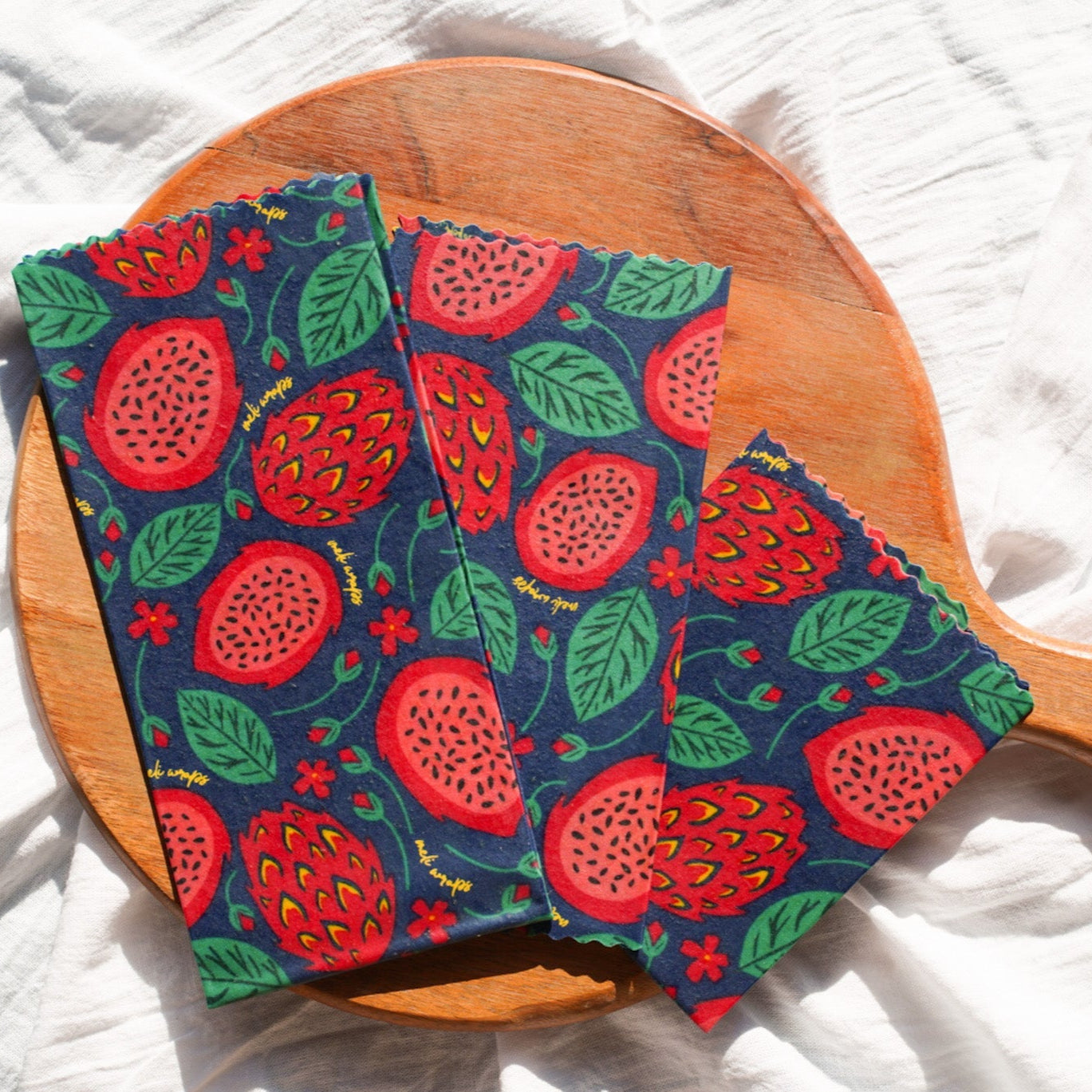 Meli Wraps Beeswax Food Wrap - Dragonfruit