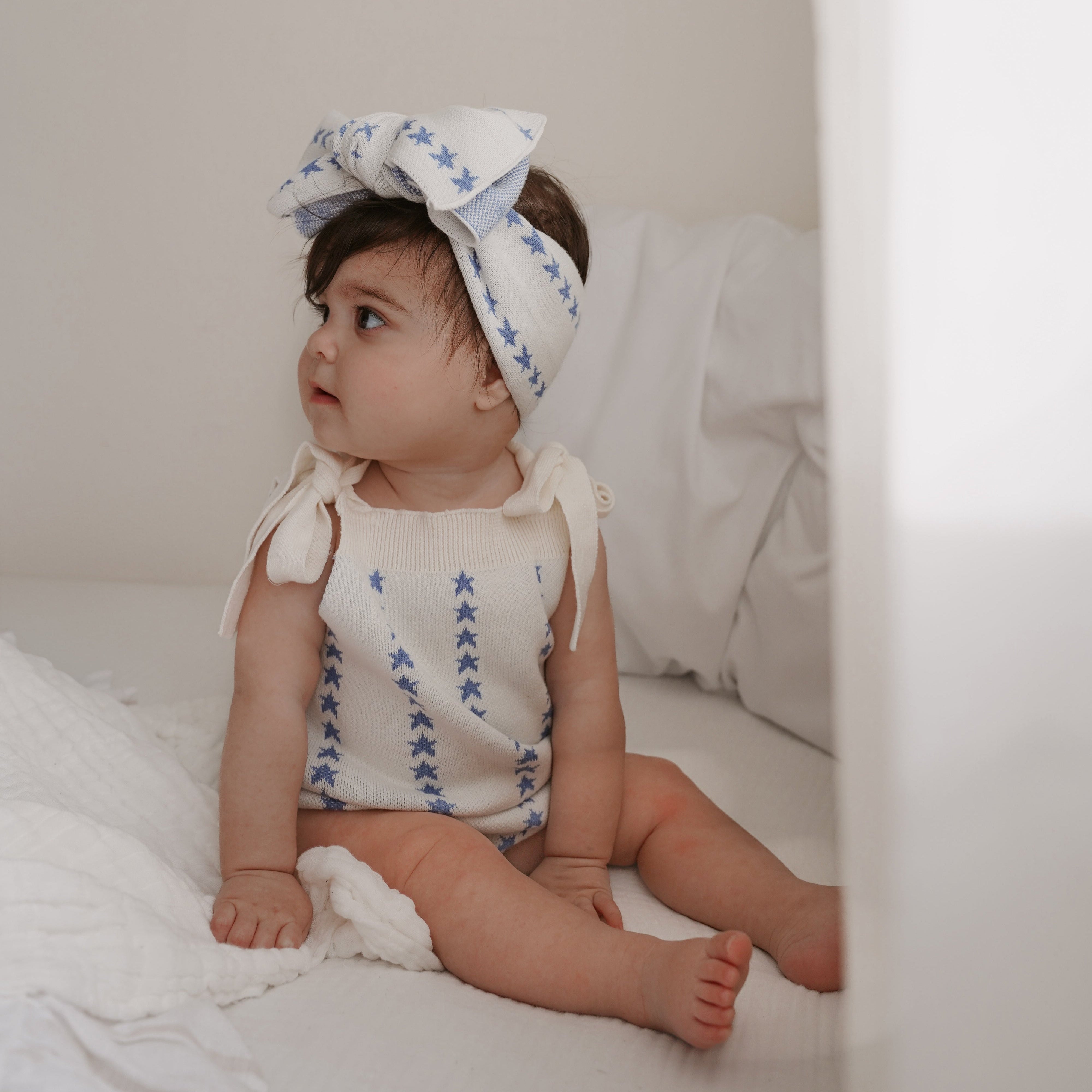 Bright Stars Romper + Bow