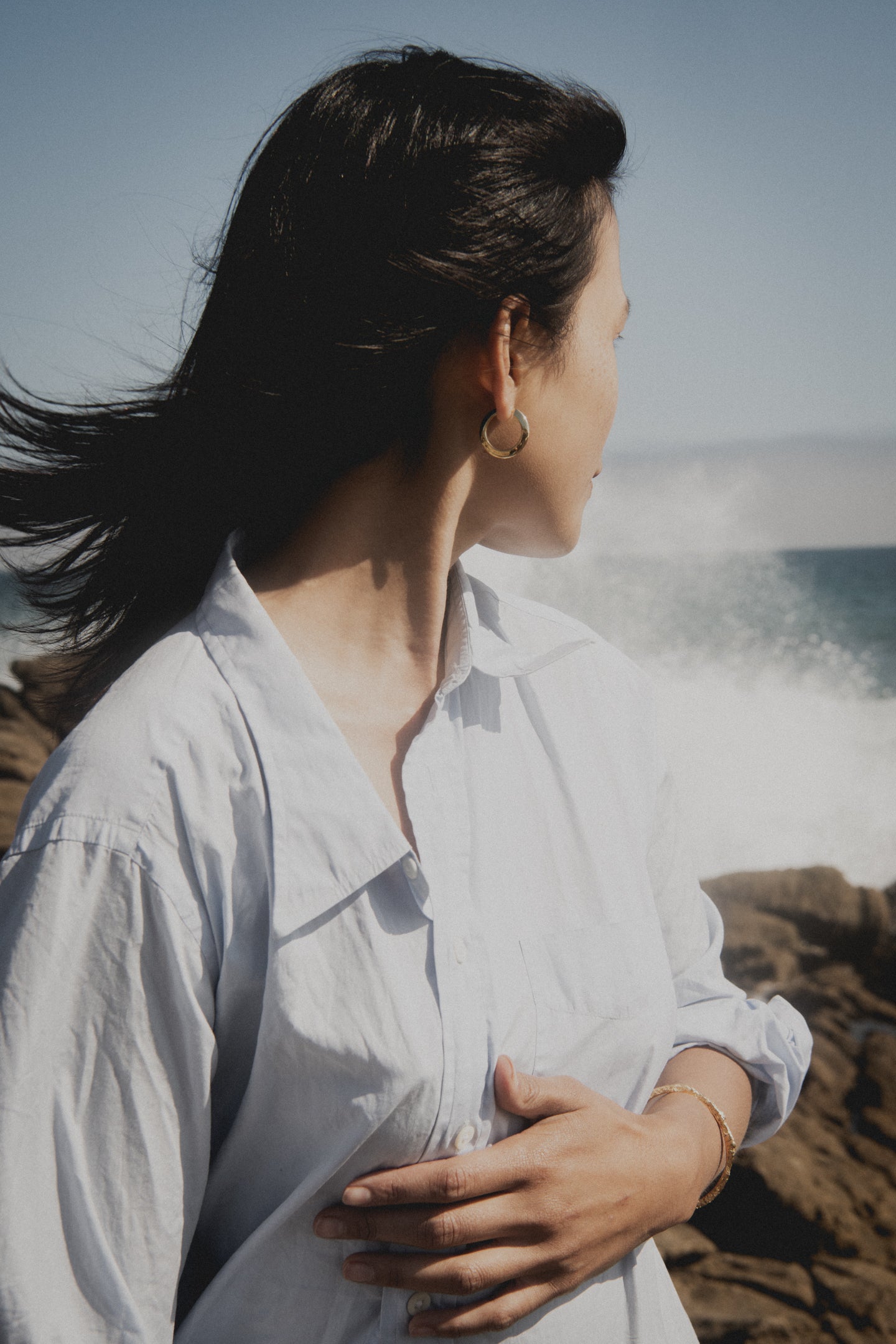 Talia Medium Hoop Earrings