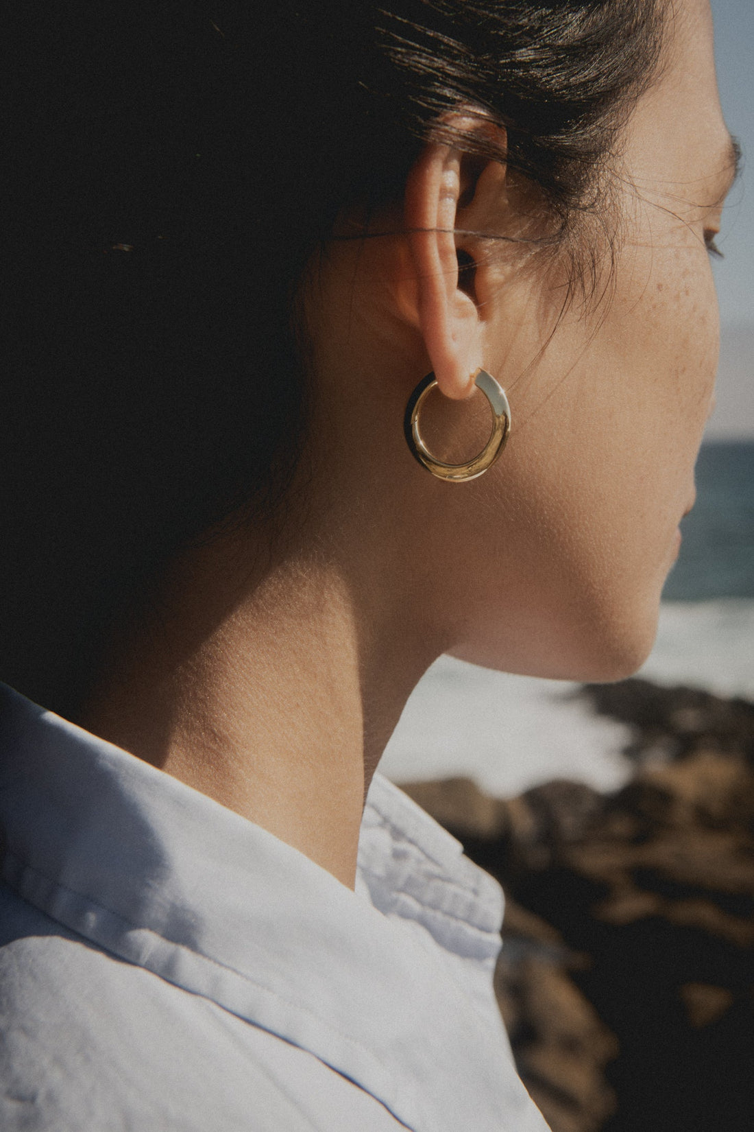 Talia Medium Hoop Earrings