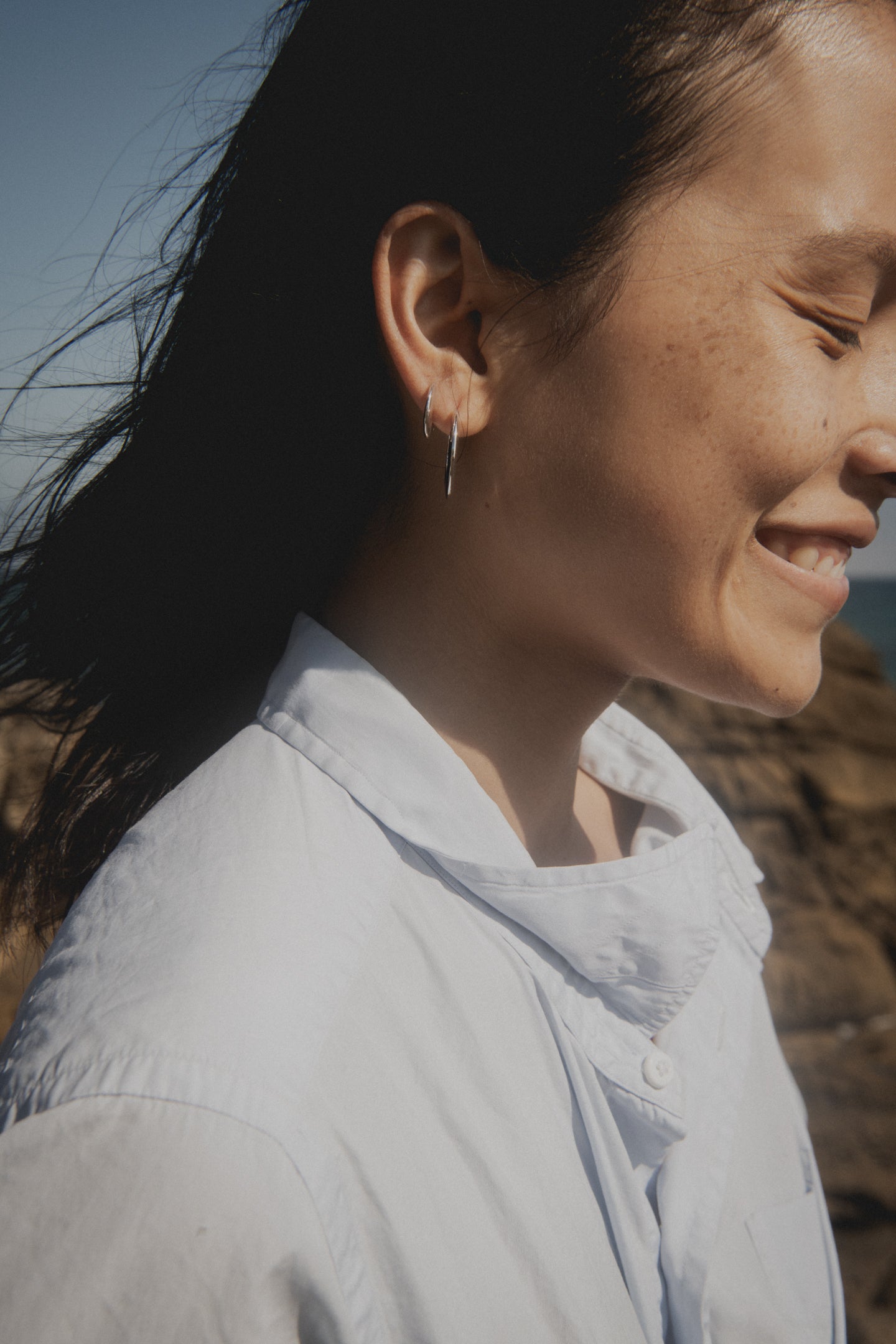 Talia Medium Hoop Earrings