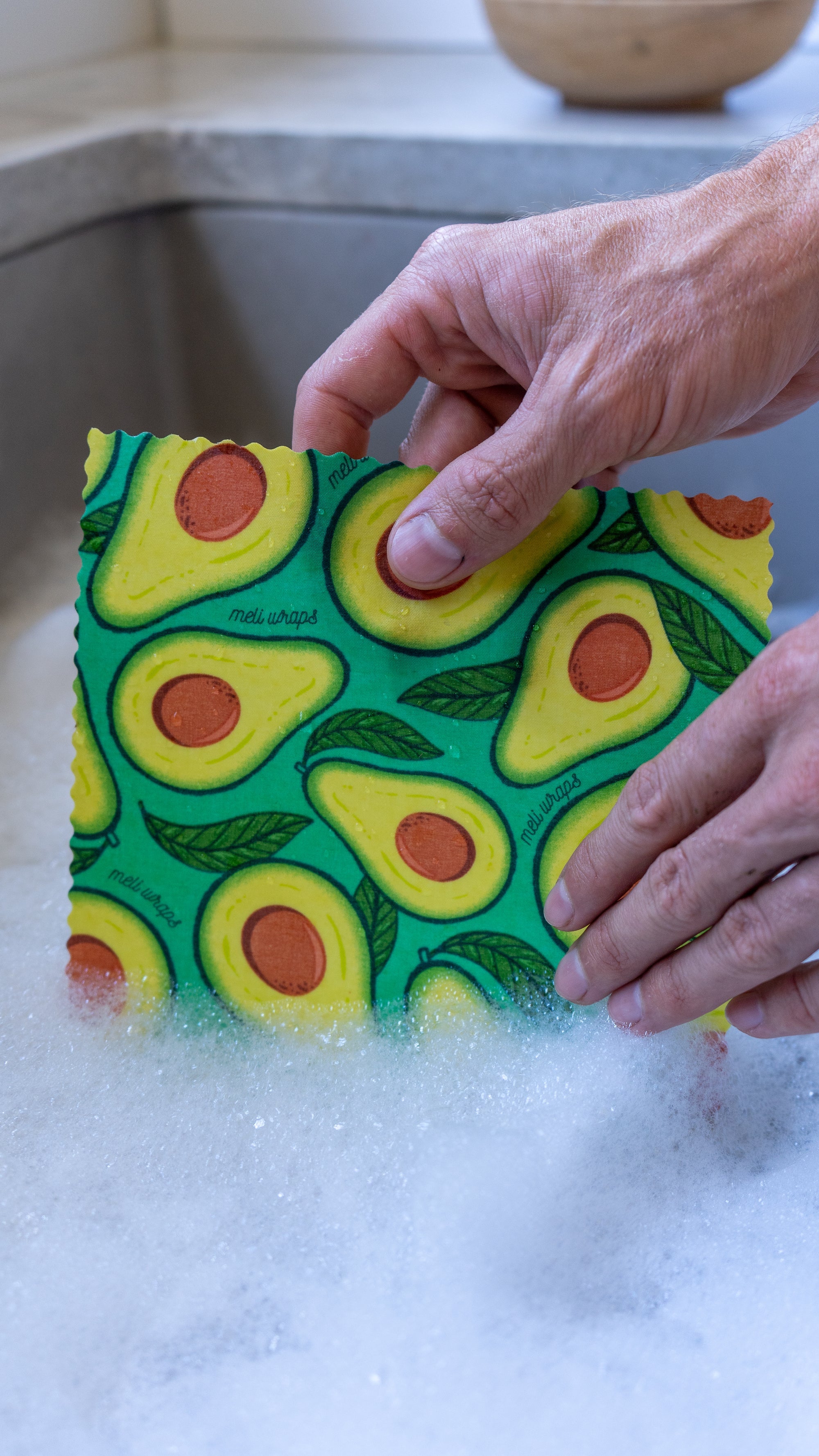 Meli Wraps Beeswax Food Wrap Roll - Avocado