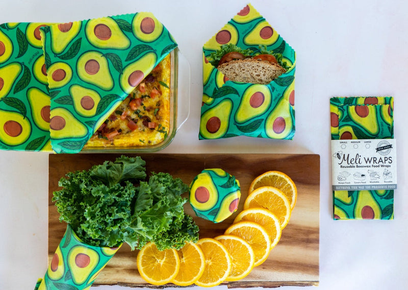 Meli Wraps Beeswax Food Wrap - Avocado