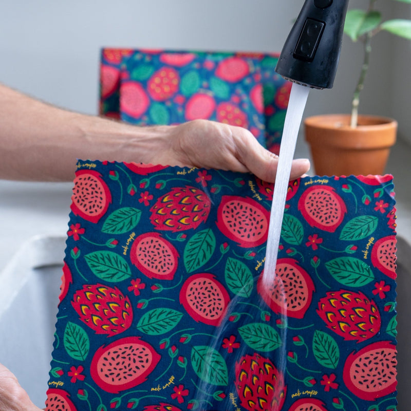 Meli Wraps Beeswax Food Wrap - Dragonfruit