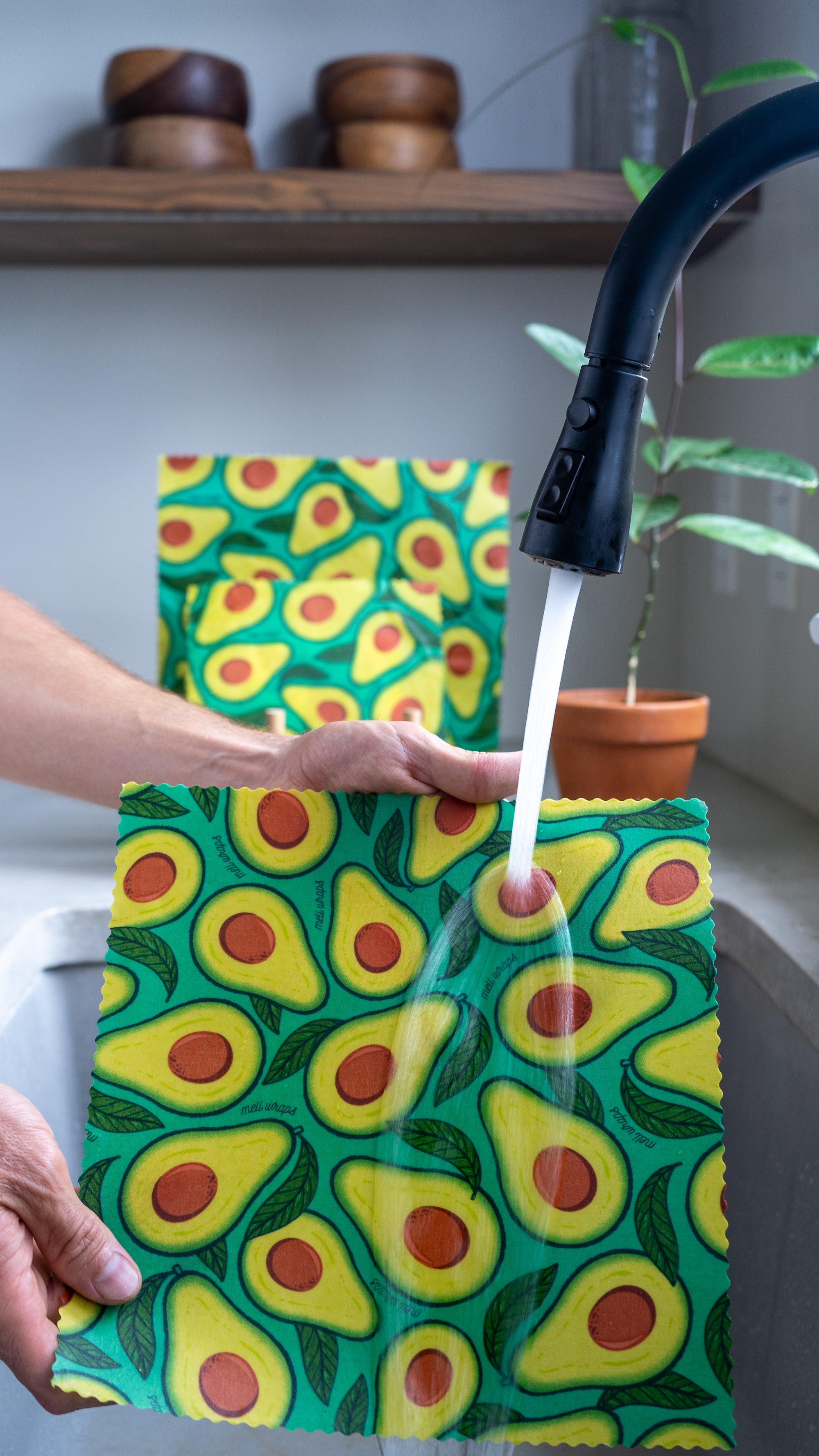 Meli Wraps Beeswax Food Wrap Roll - Avocado