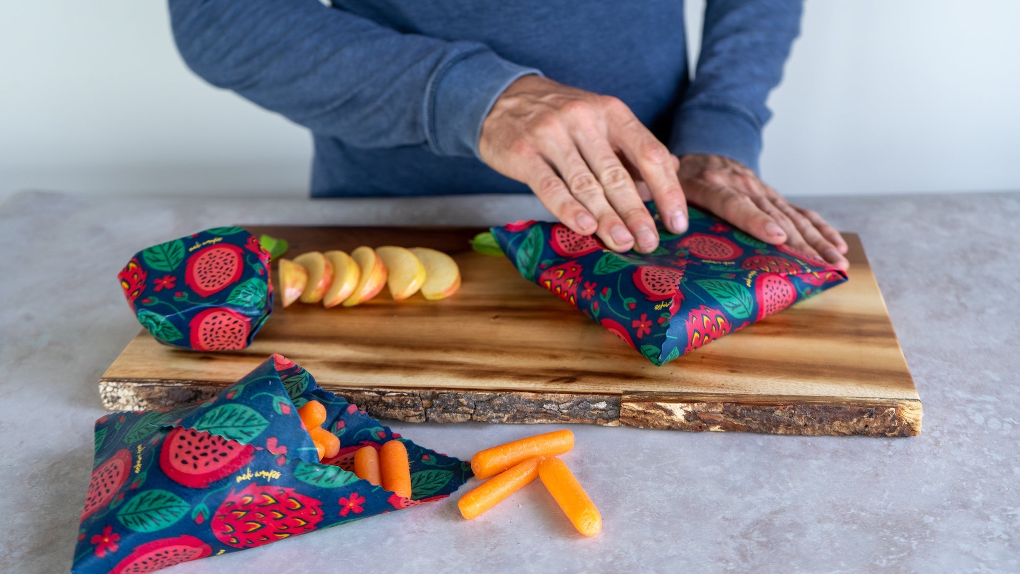 Meli Wraps Beeswax Food Wrap Roll - Dragonfruit