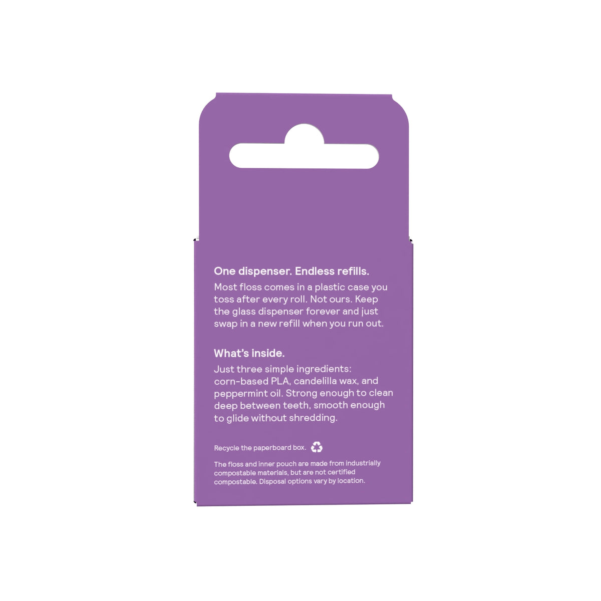 Huppy Vegan Dental Floss | Plastic-Free Jar | Mint