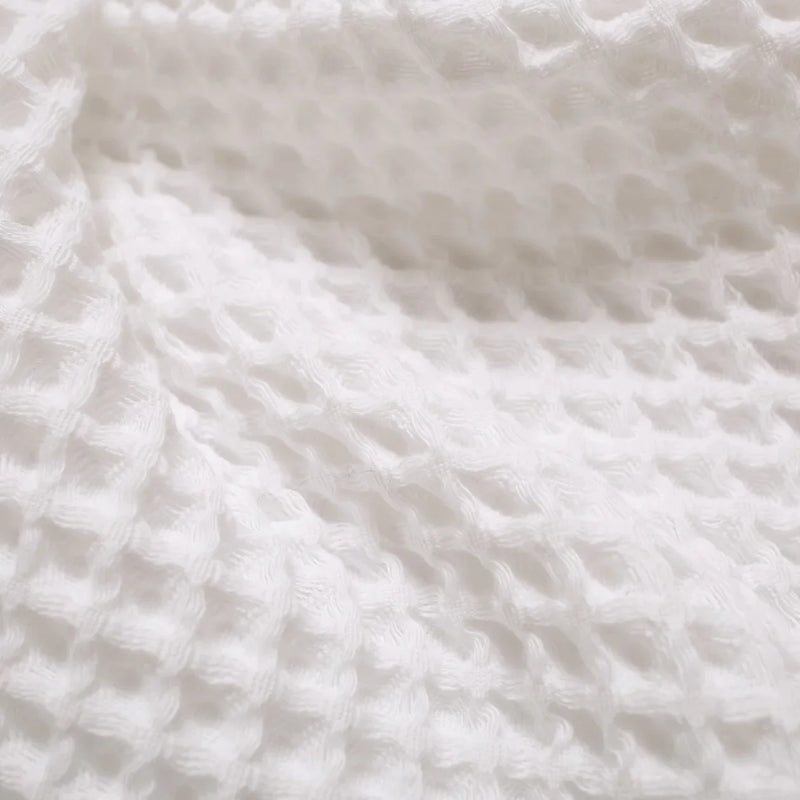 Set of 8 Organic Cotton Towels - White