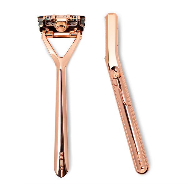 Rose Gold Face and Body Shaving Set