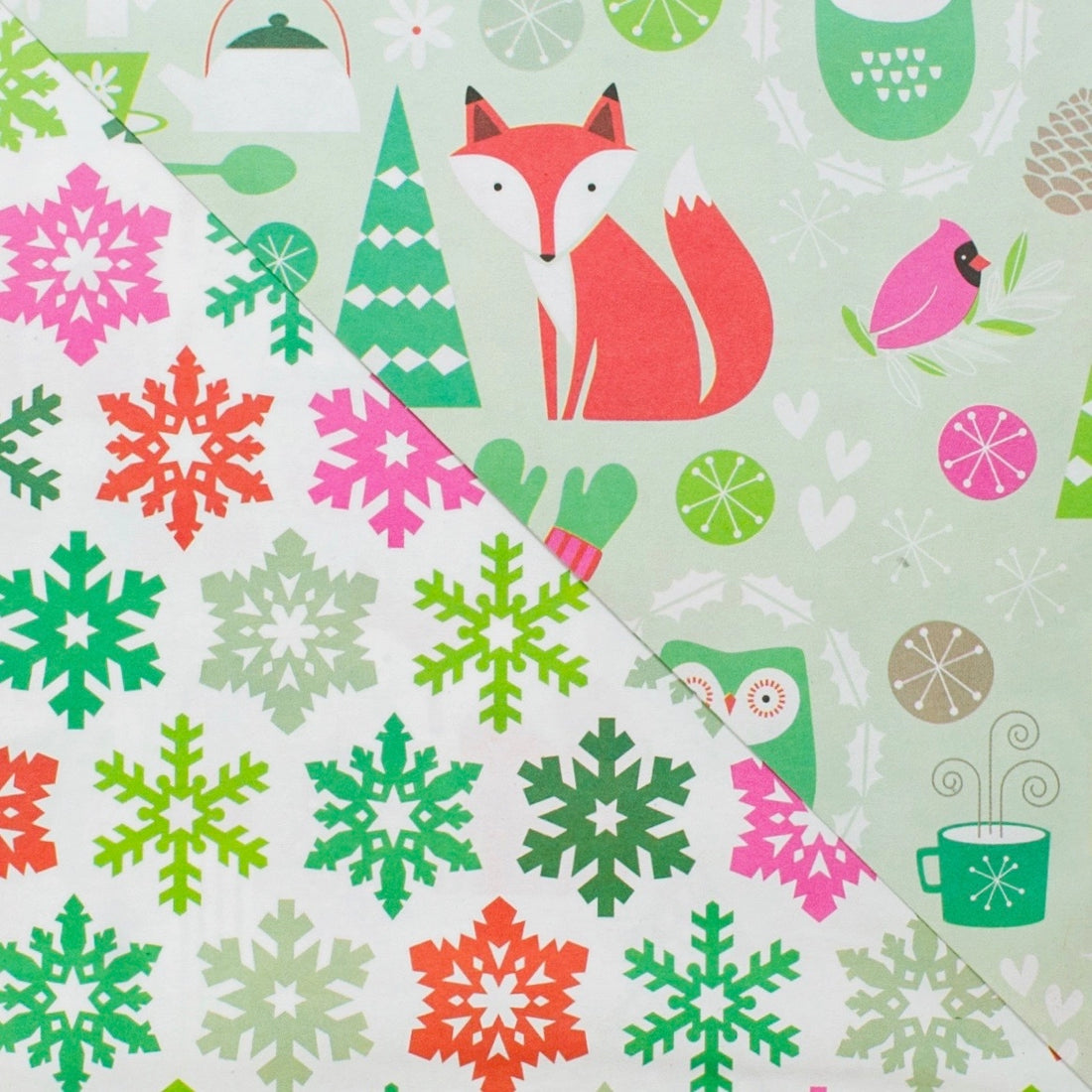Festive Forest Eco Gift Wrap (Double Sided)