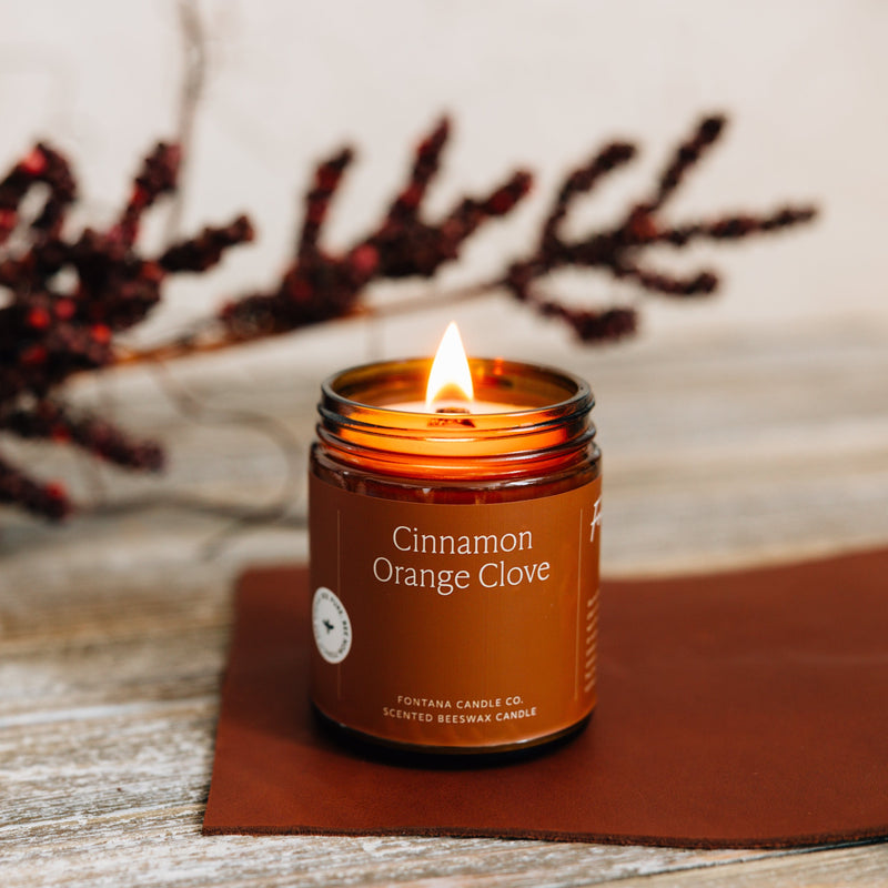 Cinnamon Orange Clove Essential Oil Candle