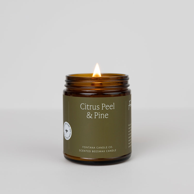 Citrus Peel & Pine Essential Oil Candles