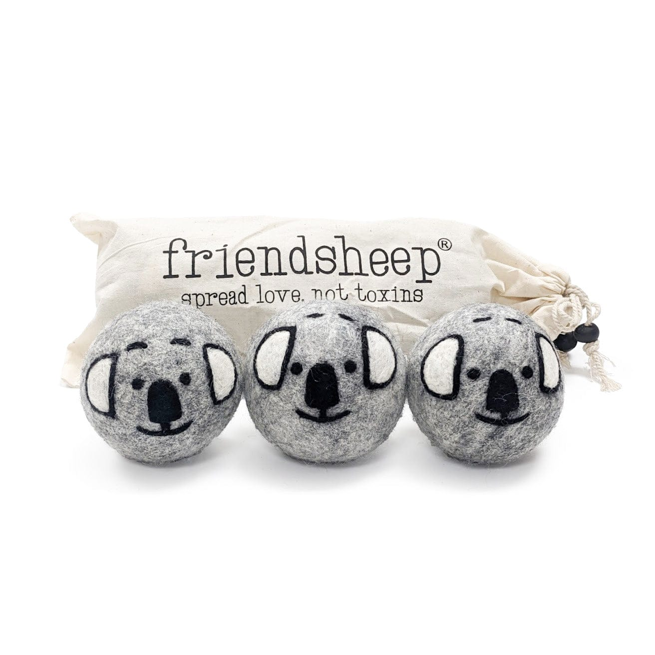Cuddly Koalas Eco Wool Dryer Balls - Set of 3