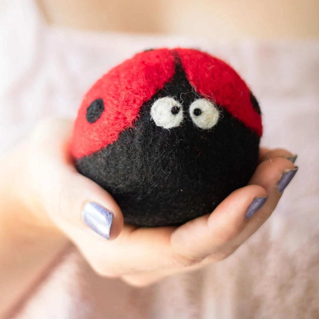 Ladybug Trio Eco Wool Dryer Balls - Set of 3