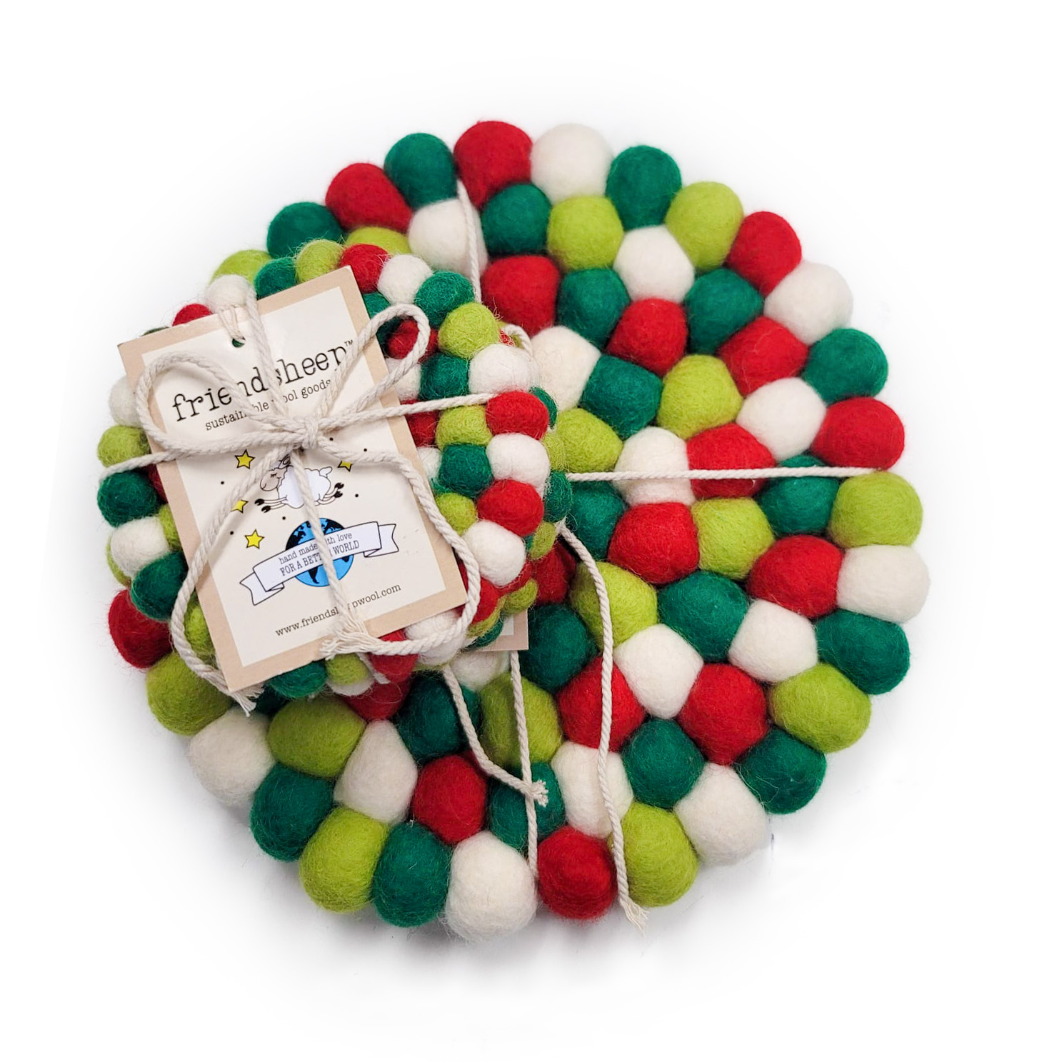 North Pole Eco Trivet - Square