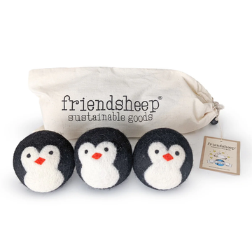 Penguin Eco Wool Dryer Balls - Set of 3