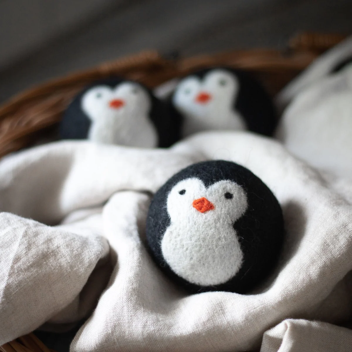 Penguin Eco Wool Dryer Balls - Set of 3