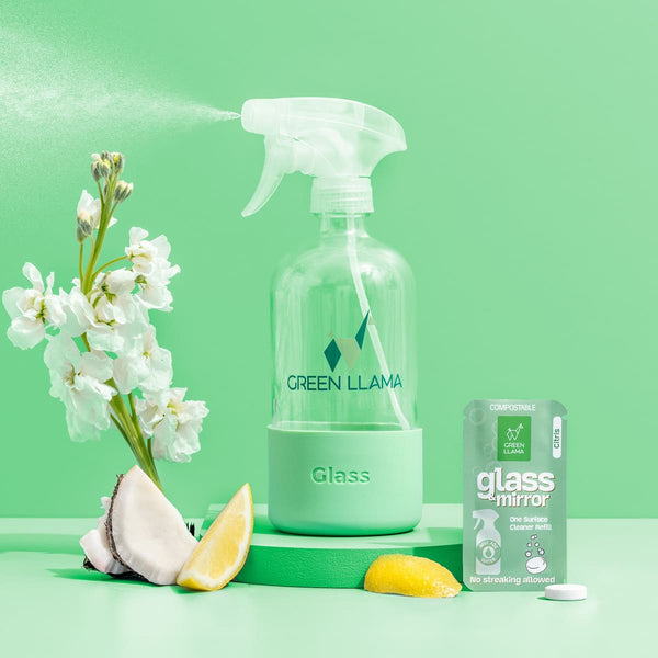 Glass & Mirror Cleaning Kit with Litsea Cubeba Fragrance