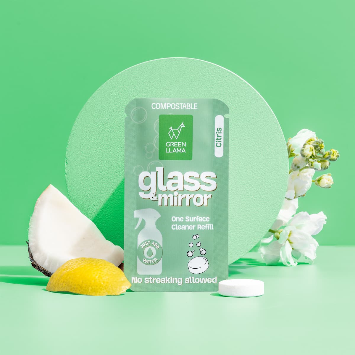 Glass & Mirror Cleaning Kit with Litsea Cubeba Fragrance