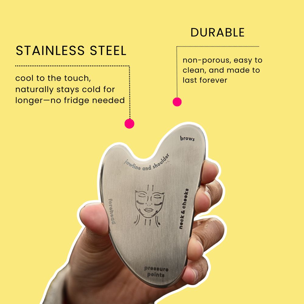 Stainless Steel Gua Sha Facial Massage Tool
