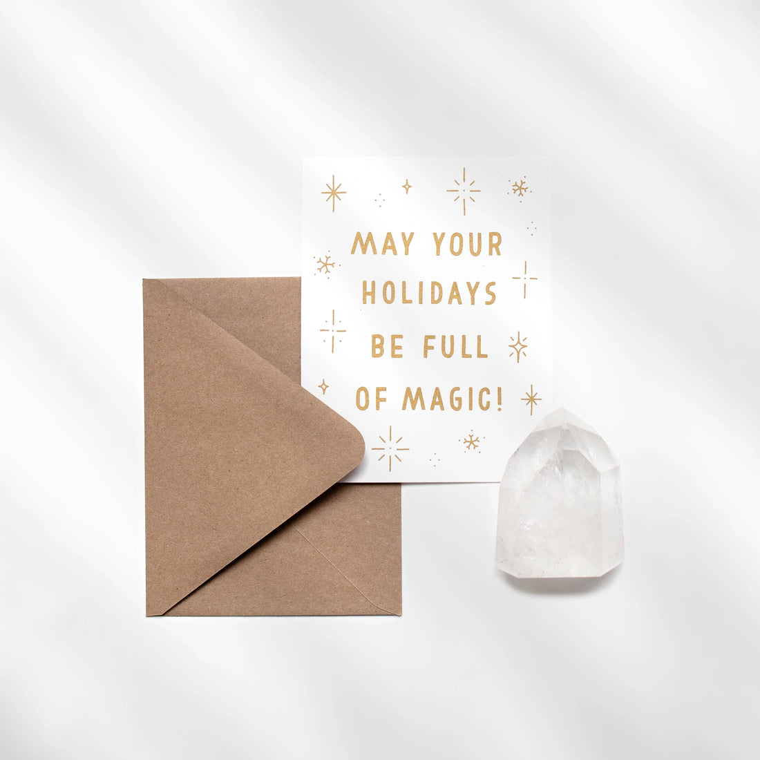 Recycled Holiday Magic Card